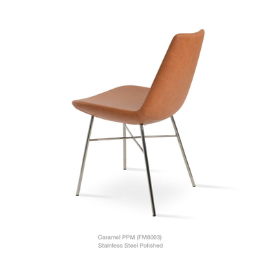 Eiffel Cross Chair Leather by SohoConcept - New