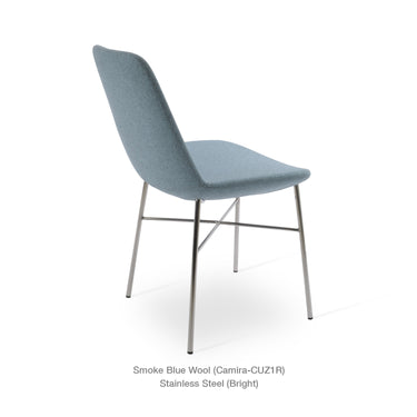 Eiffel Cross Chair Fabric by SohoConcept - New