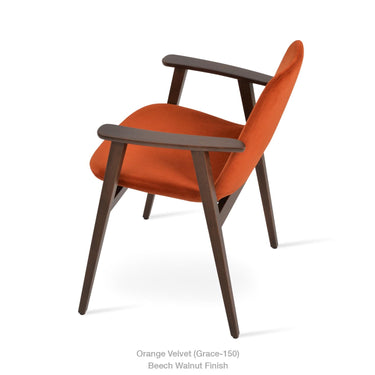 Eiffel Guest Arm Chair Fabric by SohoConcept - New