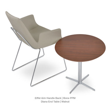 Eiffel Handle Back Armchair Leather by SohoConcept - New