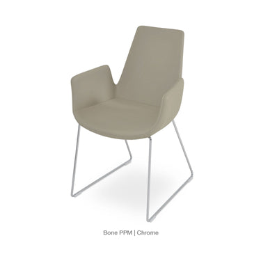 Eiffel Handle Back Armchair Leather by SohoConcept - New