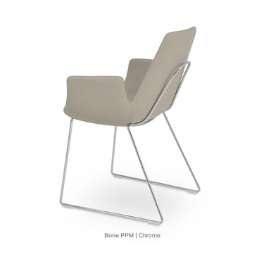 Eiffel Handle Back Armchair Leather by SohoConcept - New