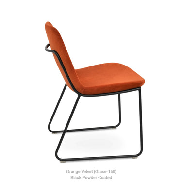 Eiffel Handle Back Chair Fabric by SohoConcept - New