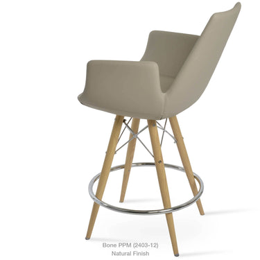 Eiffel MW Arm Stools Leather by SohoConcept - New