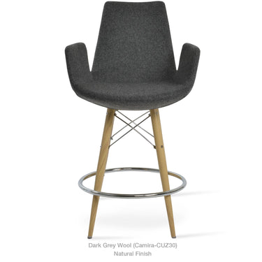 Eiffel MW Arm Stools Leather by SohoConcept - New