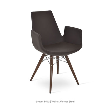 Eiffel MW Armchair Leather by SohoConcept - New