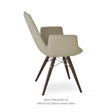 Eiffel MW Armchair Leather by SohoConcept - New