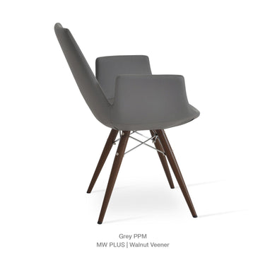 Eiffel MW Armchair Leather by SohoConcept - New