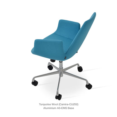 Eiffel Office Armchair Fabric by SohoConcept - New