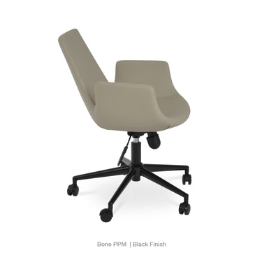 Eiffel Office Armchair Leather by SohoConcept - New