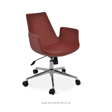 Eiffel Office Armchair Leather by SohoConcept - New