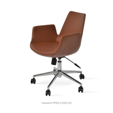 Eiffel Office Armchair Leather by SohoConcept - New