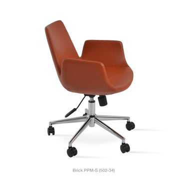 Eiffel Office Armchair Leather by SohoConcept - New