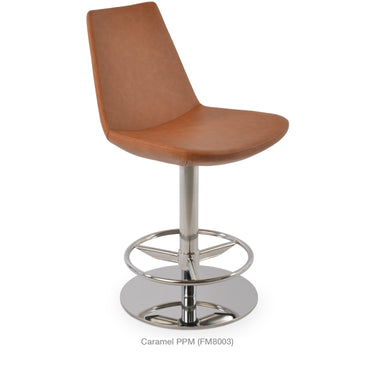 Eiffel Piston Stools Leather by SohoConcept - New