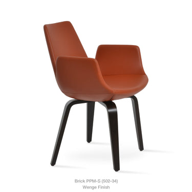 Eiffel Plywood Armchair Leather by SohoConcept - New