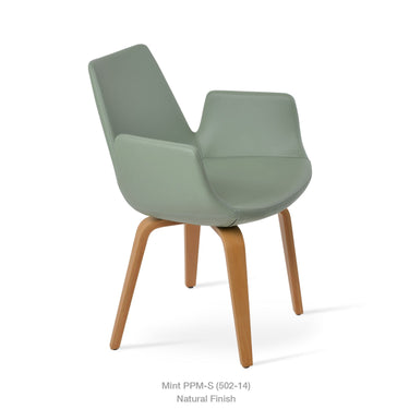 Eiffel Plywood Armchair Leather by SohoConcept - New