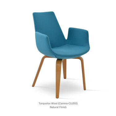 Eiffel Plywood Armchair Fabric by SohoConcept - New
