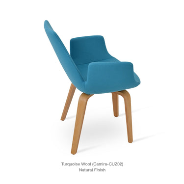 Eiffel Plywood Armchair Fabric by SohoConcept - New
