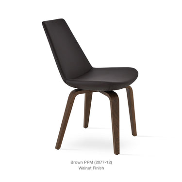 Eiffel Plywood Chair Leather by SohoConcept - New