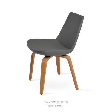 Eiffel Plywood Chair Leather by SohoConcept - New