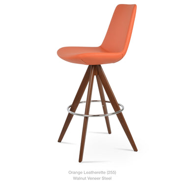 Eiffel Pyramid MW Stools Leather by SohoConcept - New