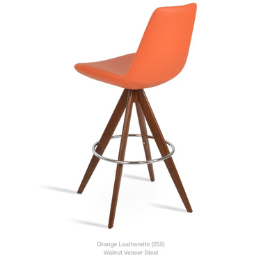 Eiffel Pyramid MW Stools Leather by SohoConcept - New