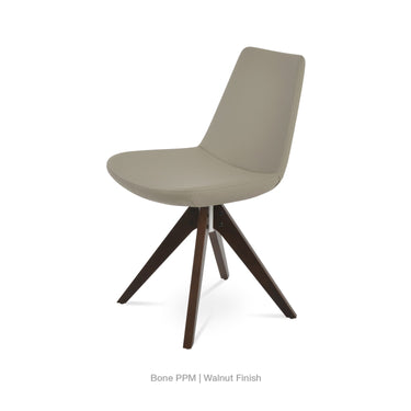 Eiffel Pyramid Swivel Chair Leather by SohoConcept - New