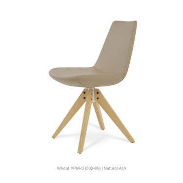 Eiffel Pyramid Swivel Chair Leather by SohoConcept - New