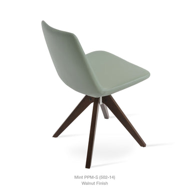 Eiffel Pyramid Swivel Chair Leather by SohoConcept - New