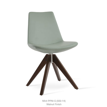 Eiffel Pyramid Swivel Chair Leather by SohoConcept - New
