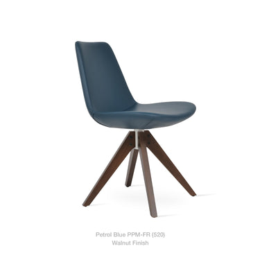 Eiffel Pyramid Swivel Chair Leather by SohoConcept - New
