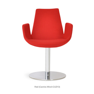 Eiffel Round Armchair Fabric by SohoConcept - New