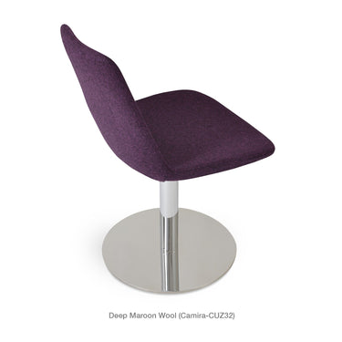Eiffel Round Swivel Chair Fabric by SohoConcept - New