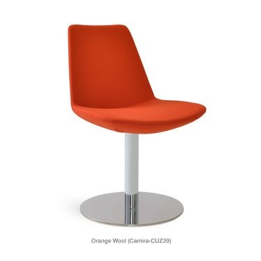 Eiffel Round Swivel Chair Fabric by SohoConcept - New