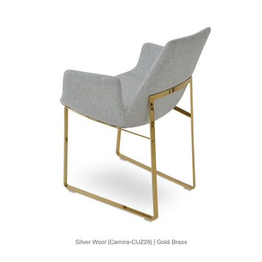 Eiffel Sled Armchair Fabric by SohoConcept - New
