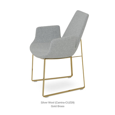 Eiffel Sled Armchair Fabric by SohoConcept - New