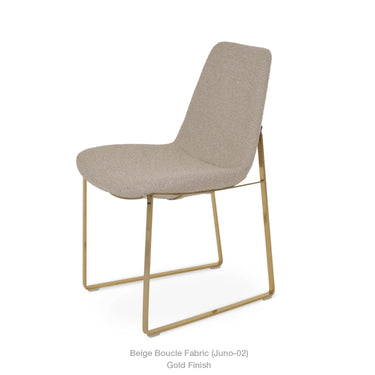 Eiffel Sled Chair Fabric by SohoConcept - New