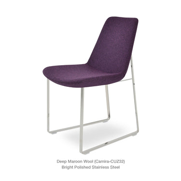Eiffel Sled Chair Fabric by SohoConcept - New