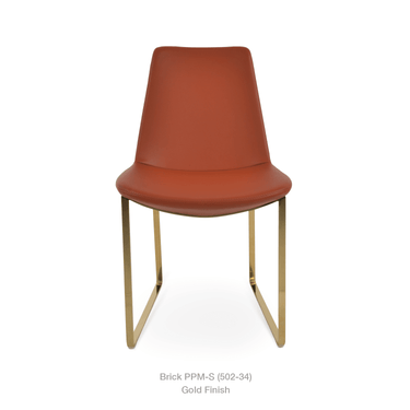 Eiffel Sled Chair Leather by SohoConcept - New