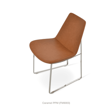 Eiffel Sled Chair Leather by SohoConcept - New