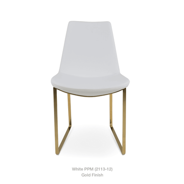Eiffel Sled Chair Leather by SohoConcept - New