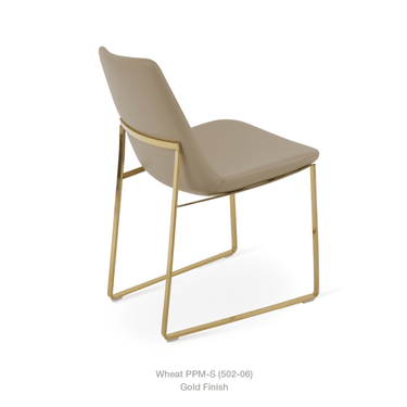Eiffel Sled Chair Leather by SohoConcept - New