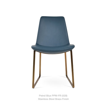 Eiffel Sled Chair Leather by SohoConcept - New
