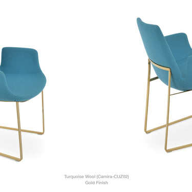 Eiffel Sled Armchair Fabric by SohoConcept - New