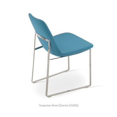 Eiffel Sled Chair Fabric by SohoConcept - New