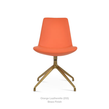 Eiffel Spider Swivel Chair Leather by SohoConcept - New
