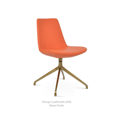 Eiffel Spider Swivel Chair Leather by SohoConcept - New