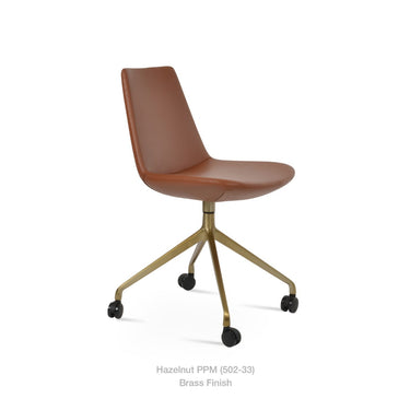 Eiffel Spider Swivel Chair Leather by SohoConcept - New