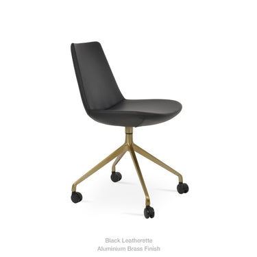 Eiffel Spider Swivel Chair Leather by SohoConcept - New