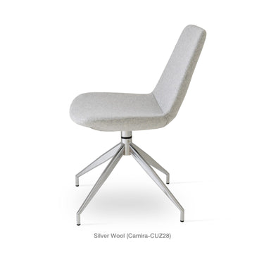 Eiffel Spider Swivel Chair Fabric by SohoConcept - New